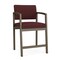 Lesro Lenox Steel Hip Chair Metal Frame, Bronze, RF Nebbiolo Upholstery LS1161 - alternate 1